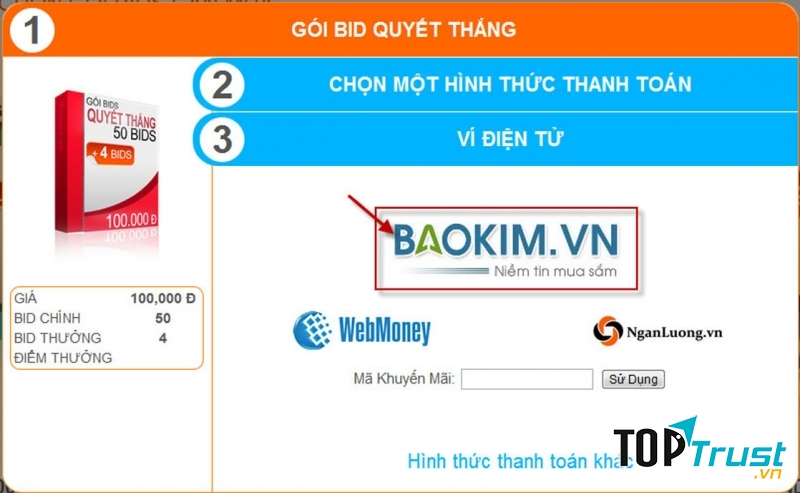 Ví điện tử Bảo Kim