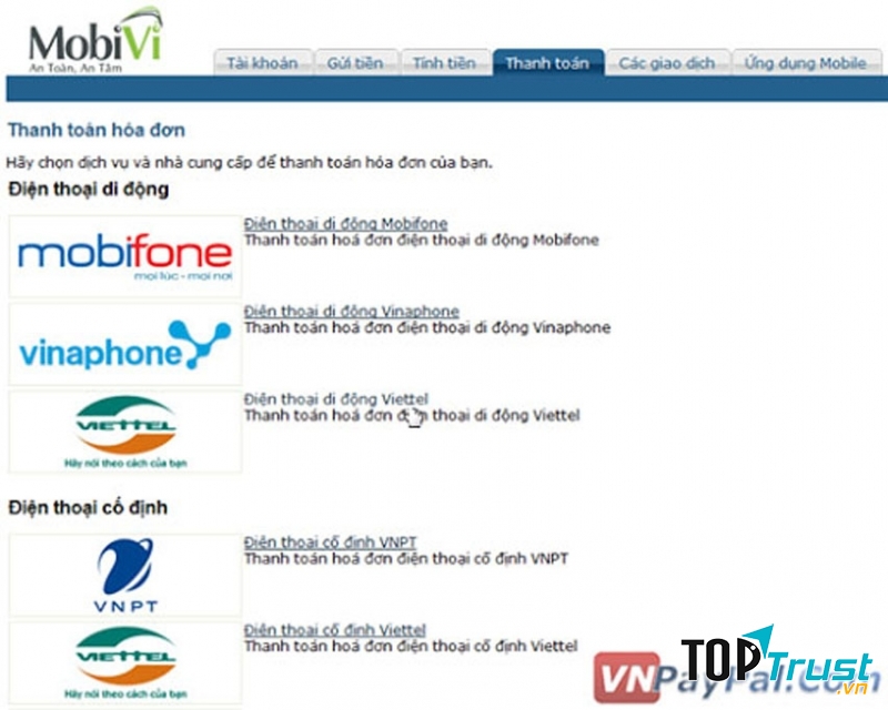 Ví điện tử MobiVí