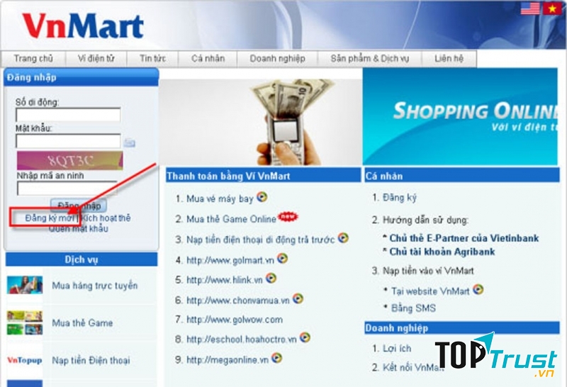Ví điện tử VnMart