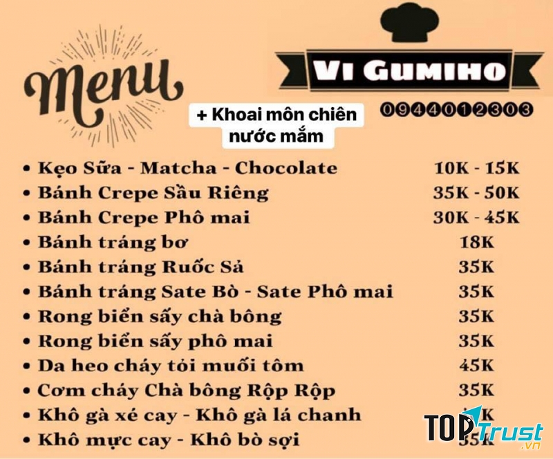 Menu Vi Gumiho