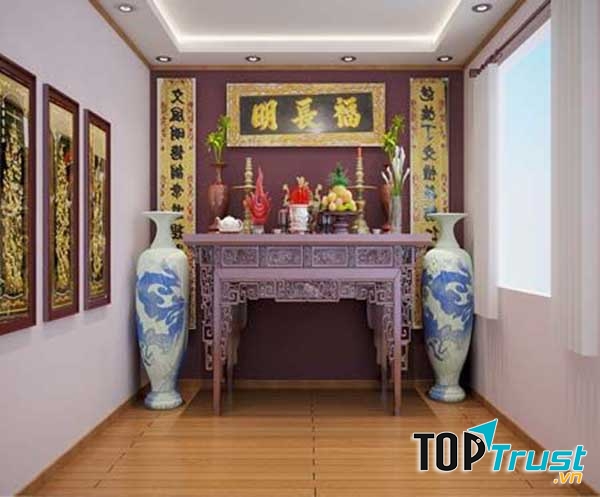 Lưu ý chọn vị trí đặt bàn thờ gia tiên