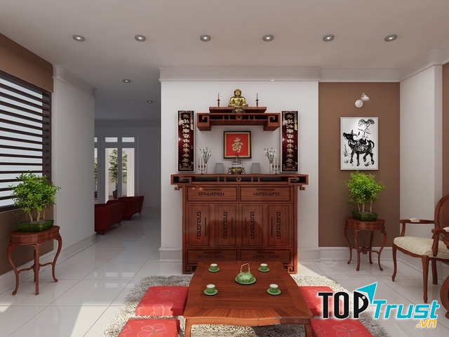 Chọn vị trí đặt bàn thờ thích hợp