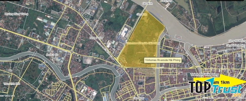 Vị trí đắc địa của Vinhomes Riva city