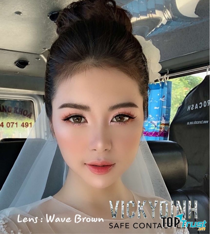 VICKYDINH kính áp tròng