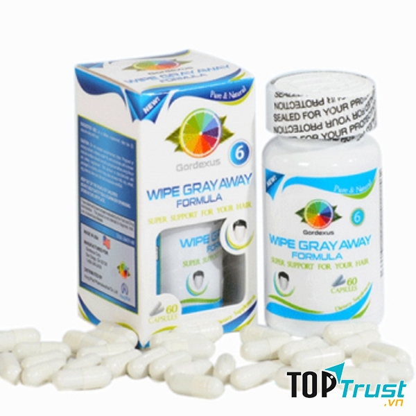 Viên chống tóc bạc sớm – Wipe Gray Away Formula (60 viên)