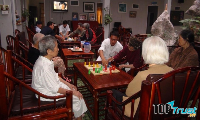 Hoạt động giải trí bổ ích tại viện dưỡng lão Tuyết Thái