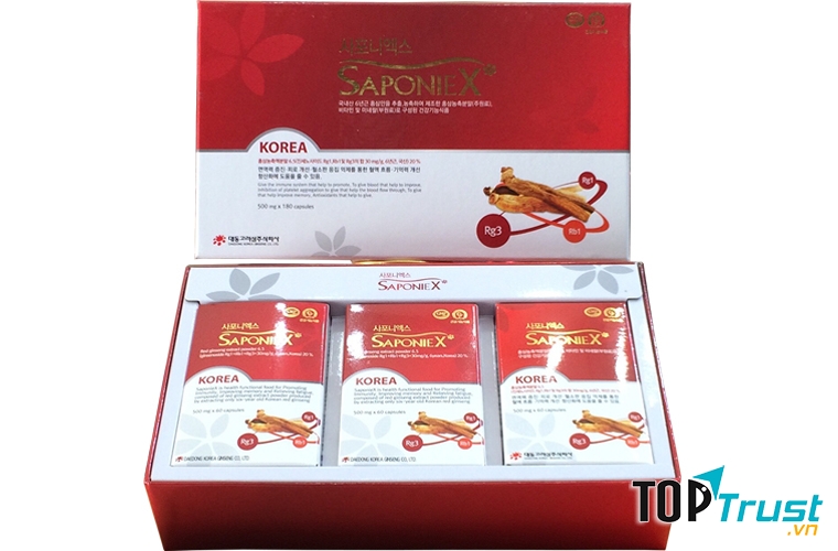 Viên hồng sâm Saponie X Daedong