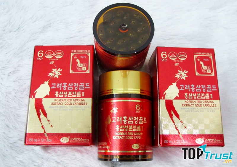 Viên Hồng Sâm KGS Korean Red Ginseng Extract Gold Capsule II