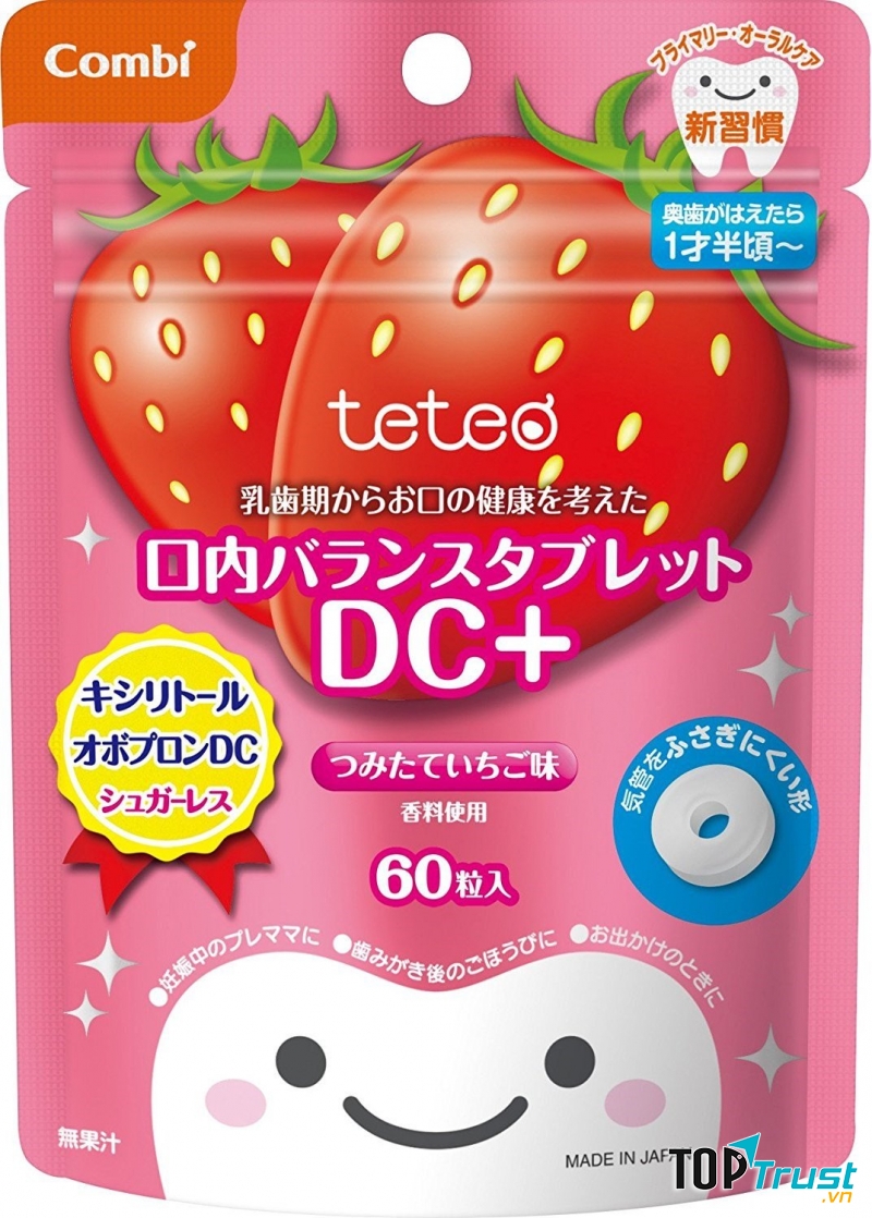 Viên ngậm chống sâu răng Combi