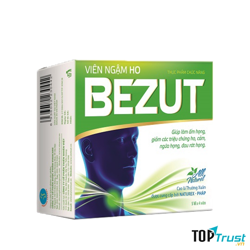 ﻿Viên ngậm ho Bezut