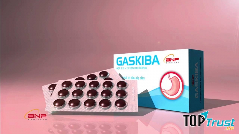 GASKIBA - Viên nhai trị đau dạ dày - từ thảo dược tự nhiên
