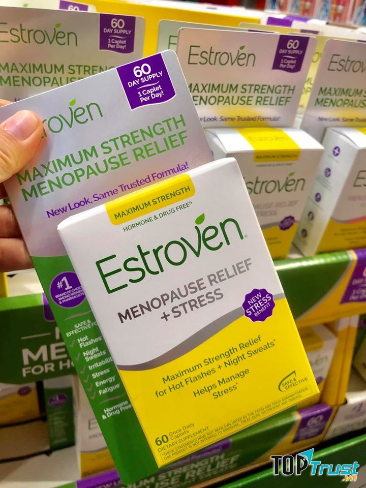 Viên nội tiết tố Estroven Maximum Strength + Energy