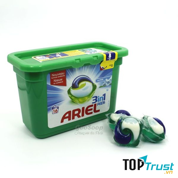 Viên giặt xả Ariel