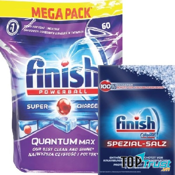 Viên rửa bát Finish Quantum Max