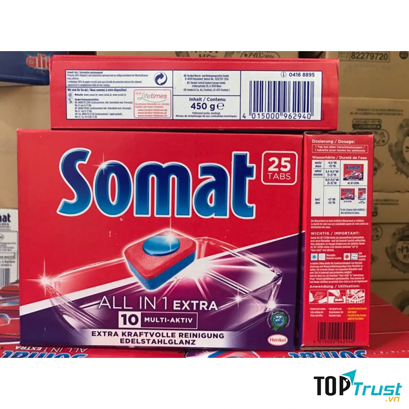 Viên rửa bát Somat All in 1 Extra