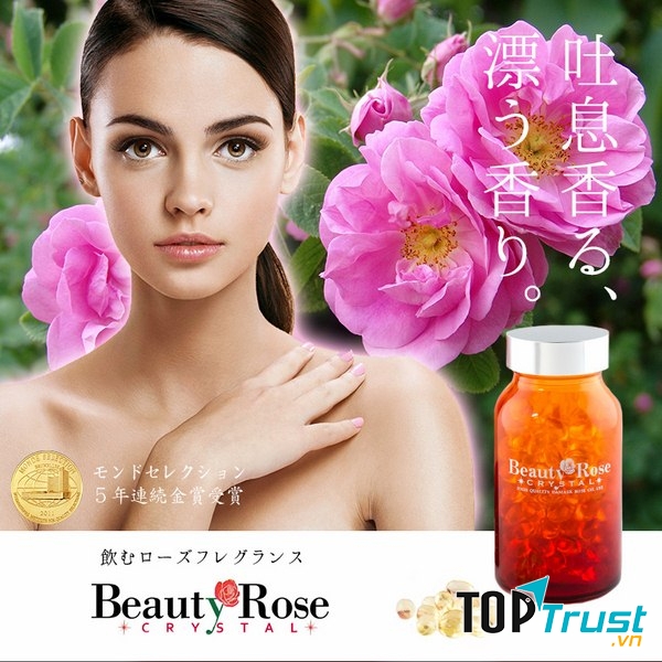 Viên tỏa hương thơm Beauty Rose Crystal
