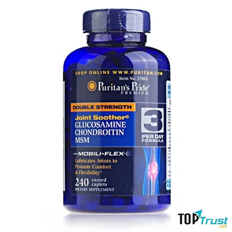 Viên uống bổ khớp Glucosamine Chondroitin MSM Puritan’s Pride