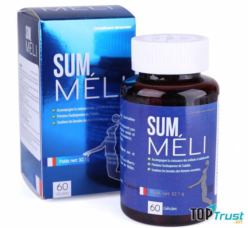 ﻿Viên Uống Bổ Sung Canxi Tăng Chiều Cao Summeli