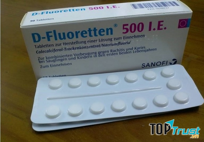 D-Fluoretten 500 I.E dùng cho trẻ từ 17 ngày tuổi đến 24 tháng tuổi, giúp cung cấp vitamin D và lượng canxi cần thiết cho trẻ trong giai đoạn đầu