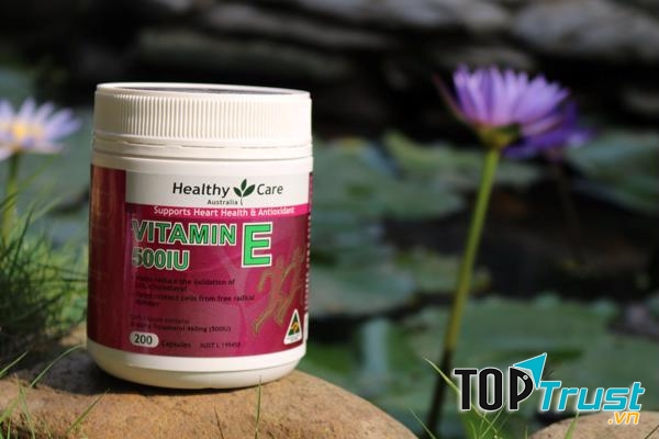 Viên uống bổ sung Vitamin E Healthy Care 500IU 200 viên