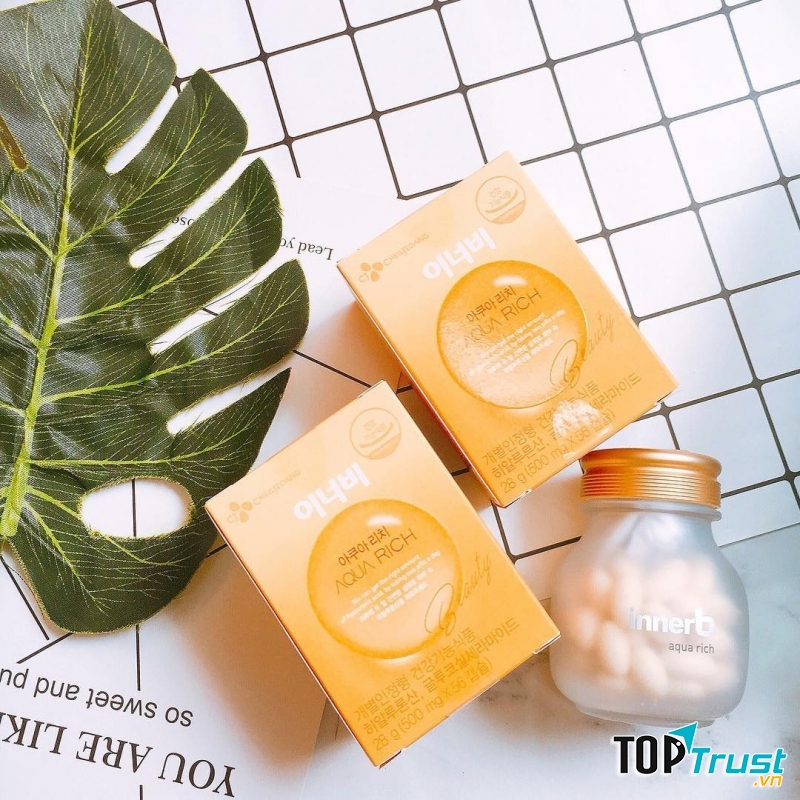 Viên Uống Cấp Nước Collagen Hàn Quốc Innerb Aqua Rich