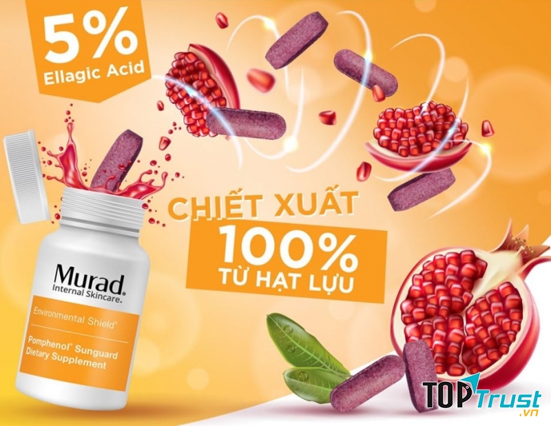 Viên uống chống nắng Murad Pomphenol Sunguard Dietary Supplement