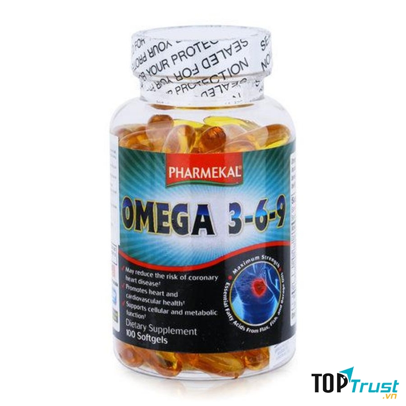 Viên uống dầu cá Pharmekal Omega 3-6-9 với công dụng bồi bổ mắt sáng, bảo vệ trái tim khoẻ mạnh. Nó còn có tác dụng chống oxy hoá cao, giúp duy trì trí nhớ, ổn định tâm lý, tăng cường miễn dịch.