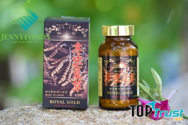 Viên Uống Đông Trùng Hạ Thảo Tohchukasou Royal Gold Cao Cấp Nhật Bản: