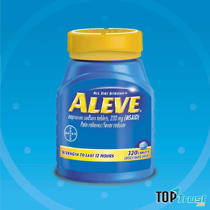 Viên uống giảm đau, hạ sốt Aleve naproxen Sodium 220mg