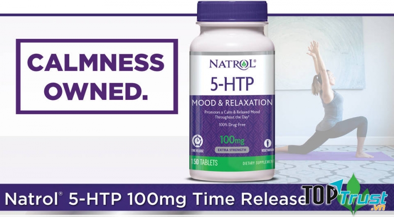 Viên uống Natrol 5-HTP Mood & Relaxation 150 viên được điều chế với thành phần từ thiên nhiên, lành tính, an toàn cho sức khỏe, không chứa chất gây dị ứng hay gây tác dụng phụ.