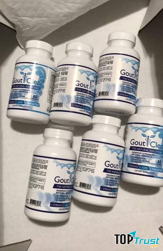 Viên uống hỗ trợ và điều trị bệnh Gout Clear 60 viên của Mỹ