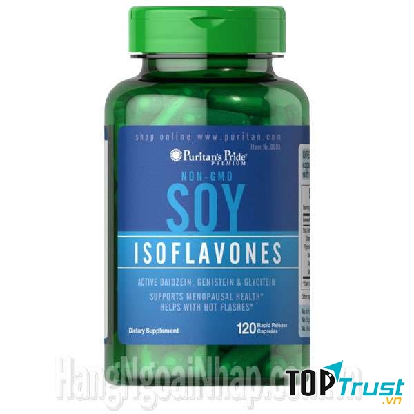 Viên Uống Mầm Đậu Nành Non Gmo Soy Isoflavones 120 Viên Của Mỹ