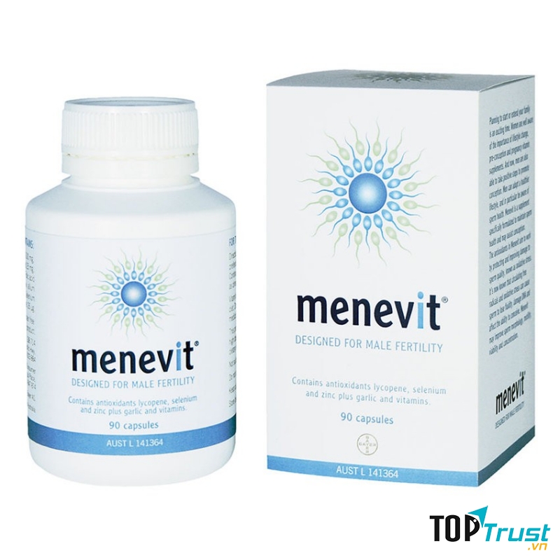 Viên uống Menevit Úc 90v cho nam giới
