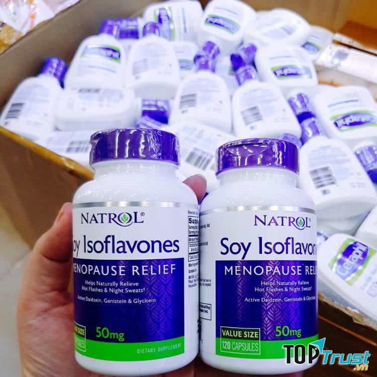 Viên uống Natrol Soy Isoflavones