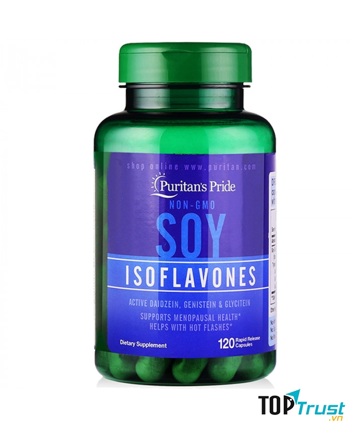 Viên uống tăng cường sức khỏe, chống lão hóa Soy Isoflavones Puritan's Pride