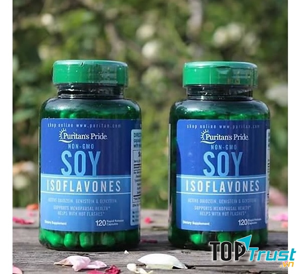 Viên uống tăng cường sức khỏe, chống lão hóa Soy Isoflavones Puritan's Pride