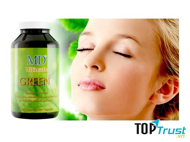 Viên uống thải độc và trị mụn MD Ultimate Green