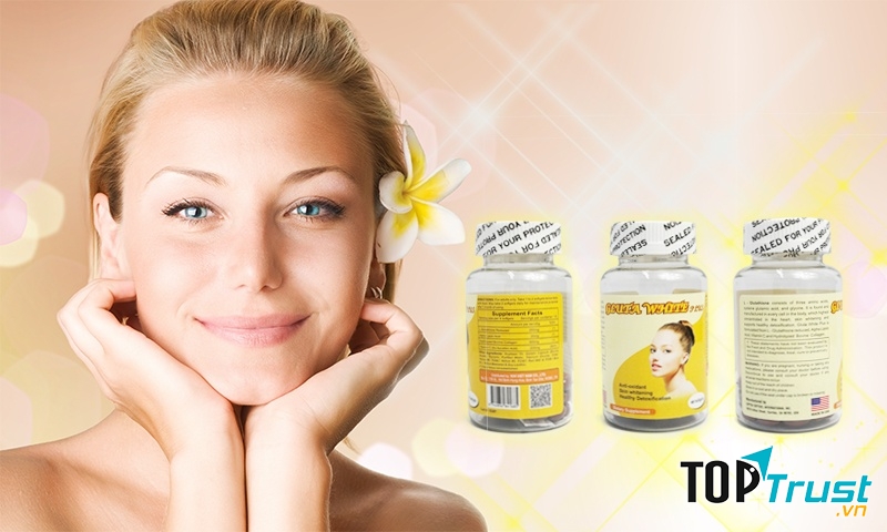 Viên Uống Trắng Da, Trị Nám Gluta White Plus Của Mỹ (60 Viên):