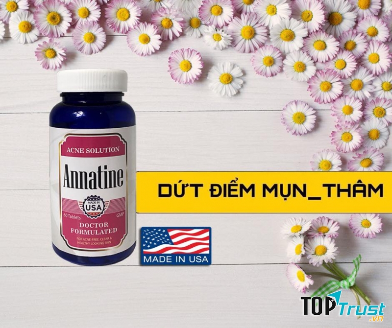 Viên uống trị mụn Annatine