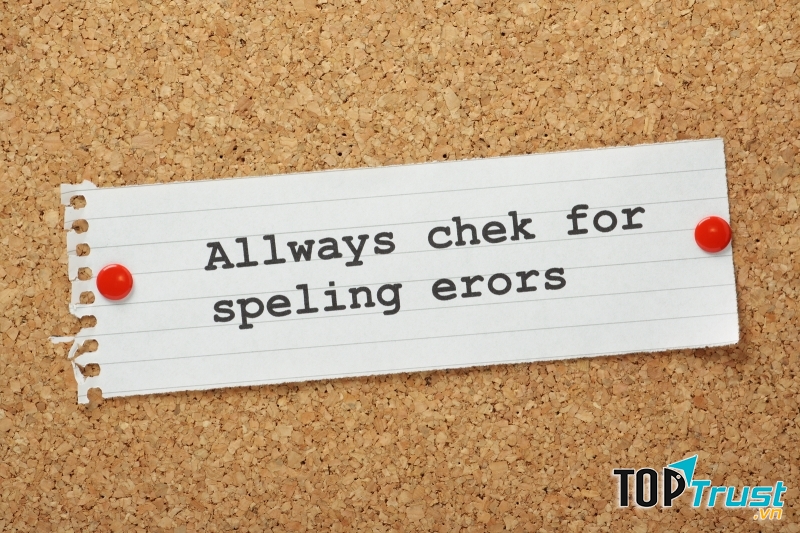 Viết sai chính tả