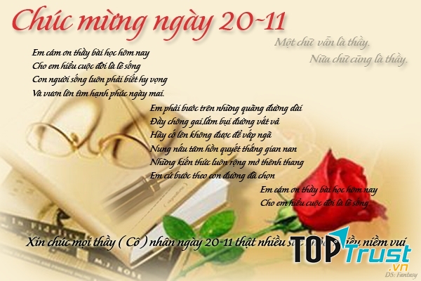 Viết thư cho cô giáo cũ chúc mừng 20-11
