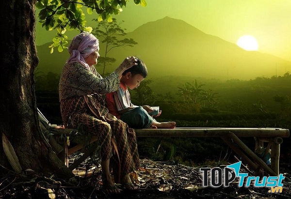 Viết thư thăm hỏi ông bà
