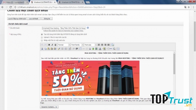 Nhà cung cấp này có độ ổn định và tốc độ dịch vụ cung cấp website đạt trung bình