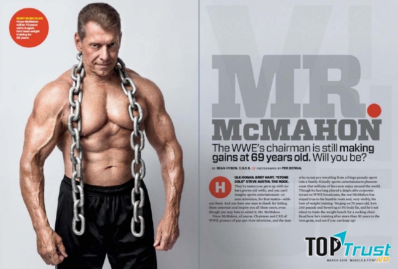 McMahon đi lên từ một đô vật cho tới khi trở thành một triệu phú thể thao