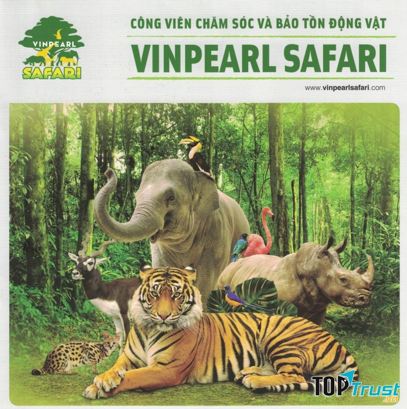 Vinpearl Safari là vườn thú hoang dã đầu tiên tại Việt Nam