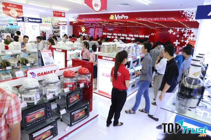 Cửa hàng thuộc hệ thống của VinPro