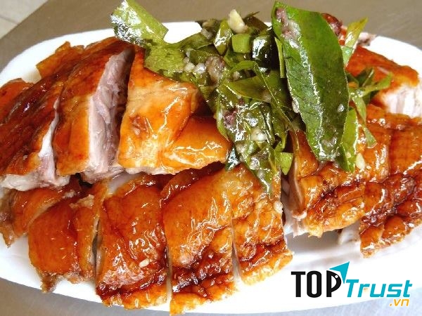Vịt quay lá móc mật của Anh Béo