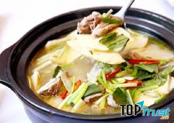 Vịt xáo măng