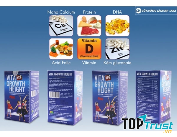 Viên uống Vita Growth Height của Mỹ
