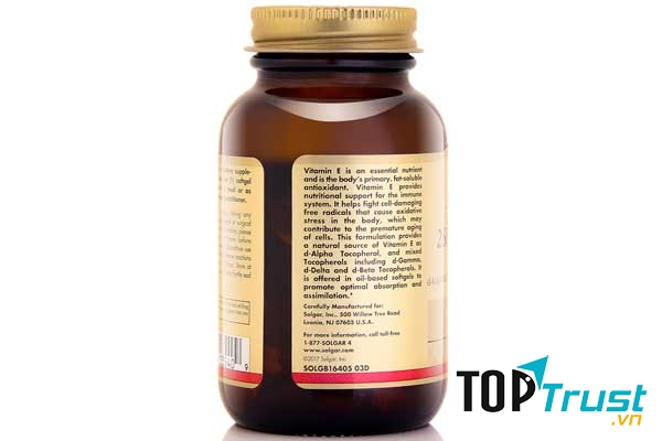 Vitamin E 400 IU Solgar